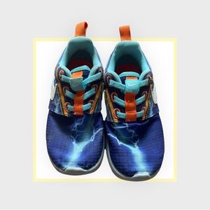 Nike Roshe One Print (TVD) Blue Children 749358-401 Size 9C